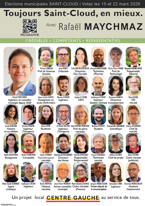 Affiche destinée aux panneaux électoraux