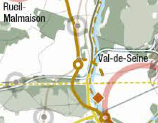 Carte n°2 du SDRIF 2024 - Zoom sur Saint-Cloud