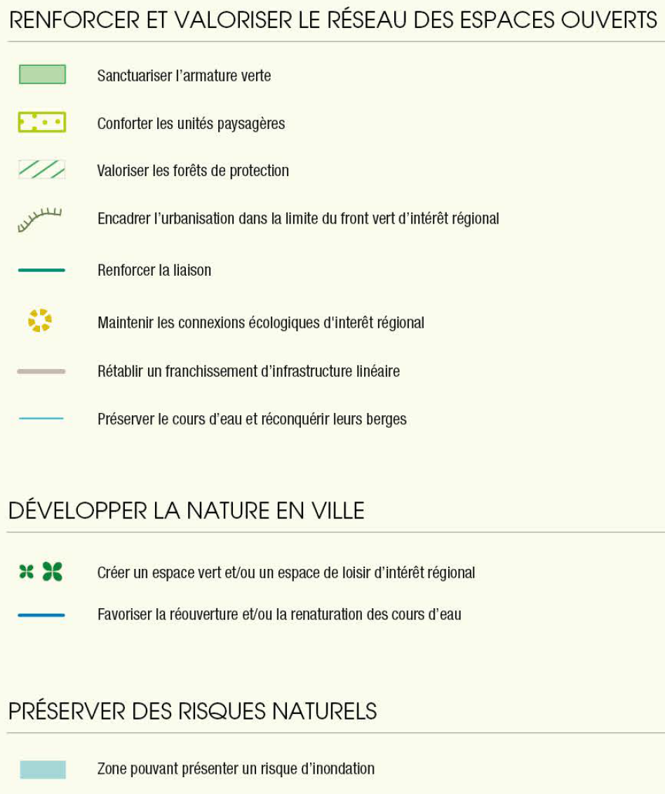 Carte n°3 - Légende