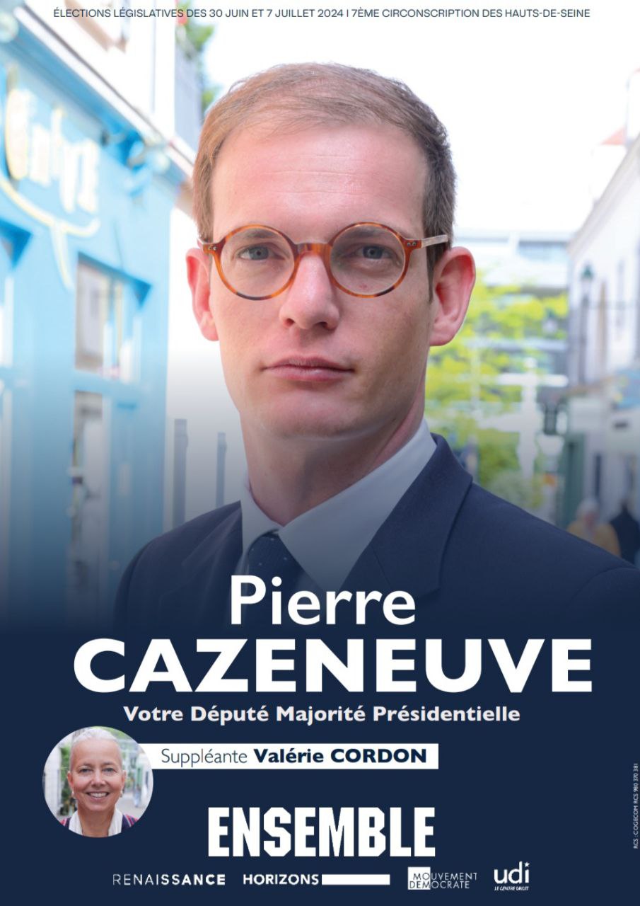 Affiche officielle de Pierre Cazeneuve