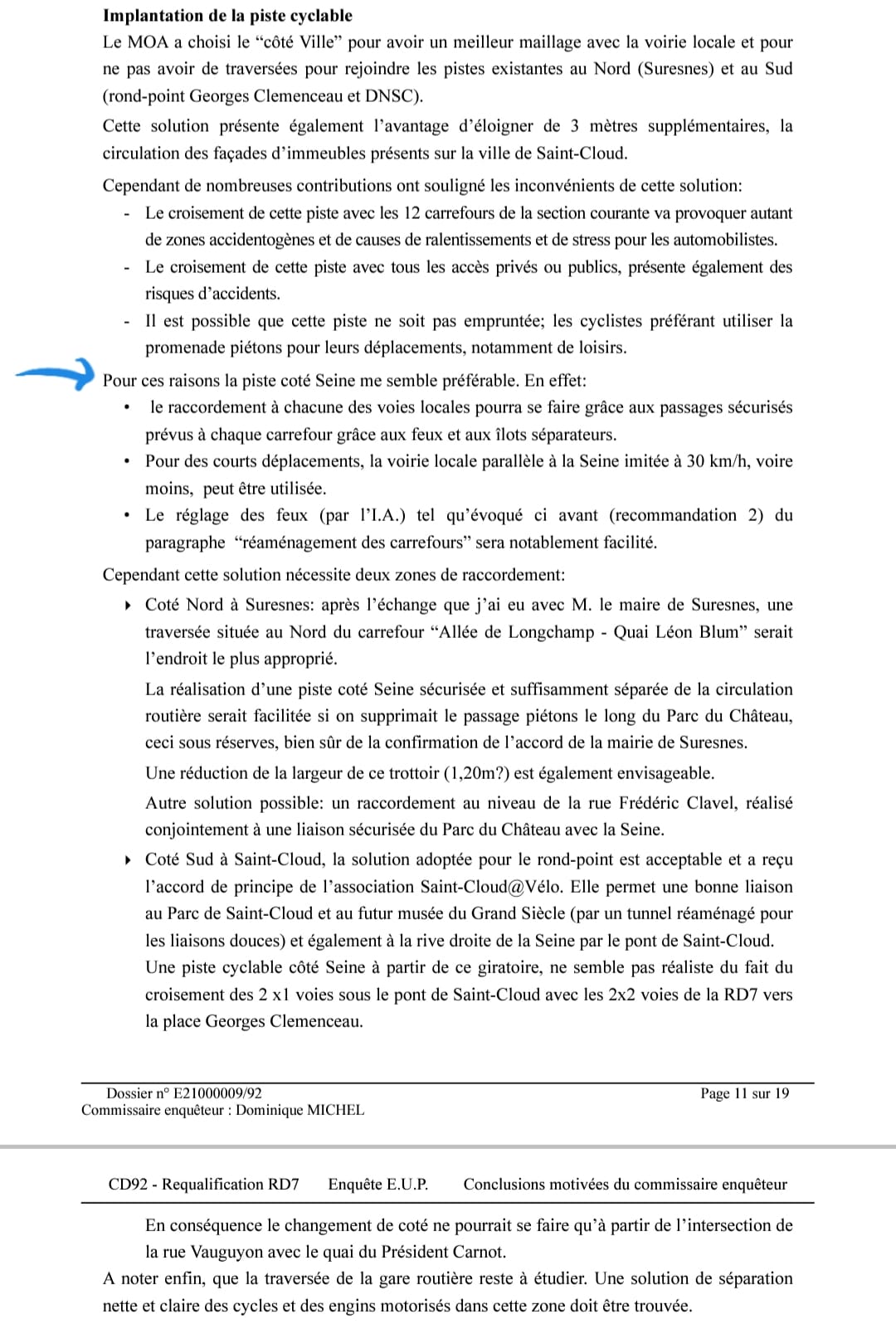 Extrait n°1 du rapport