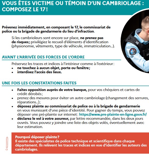 Brochure contre les cambriolages (3/3)