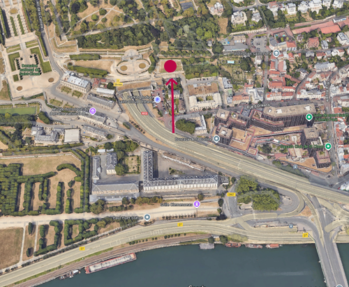 Ouvrage Terrasse : localisation