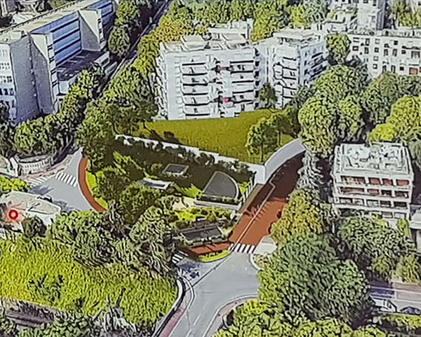 Ouvrage Buzenval : vue d'artiste 1<br>(source: SGP)