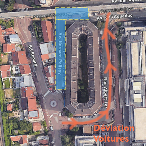 Futur marché avenue Bernard Palissy