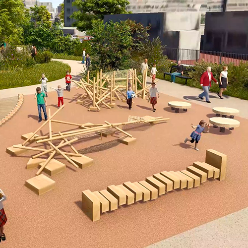 Jeux pour enfants prévus 1/2<br>...des mikados géants ?