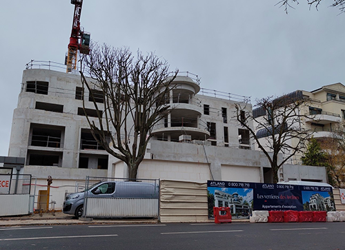 Résidence Les Verrières des Avelines, en construction