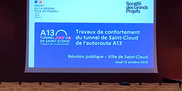 Illustration de l'article : Fermeture de l'A13 : compte rendu de la réunion d'information à Saint-Cloud